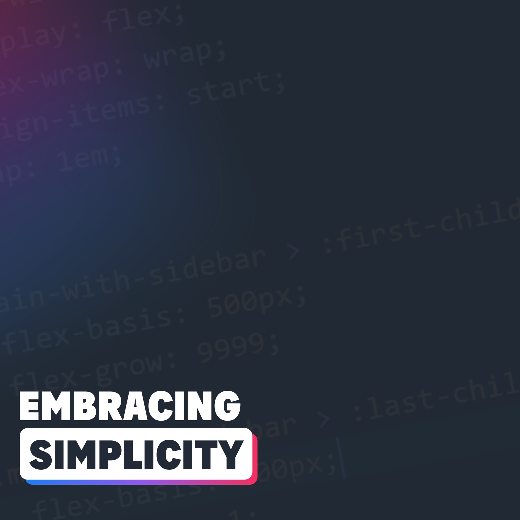 Keeping it simple to overcome procrastination