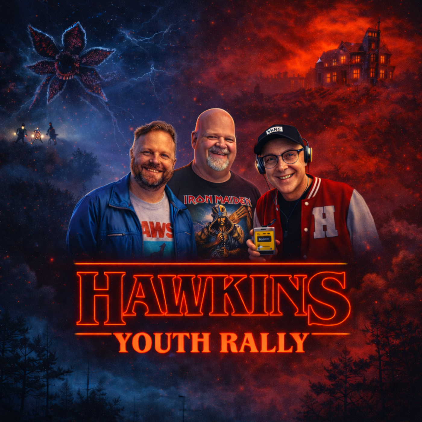 Hawkins Youth Rally: A Stranger Things Rewatch Podcast cover