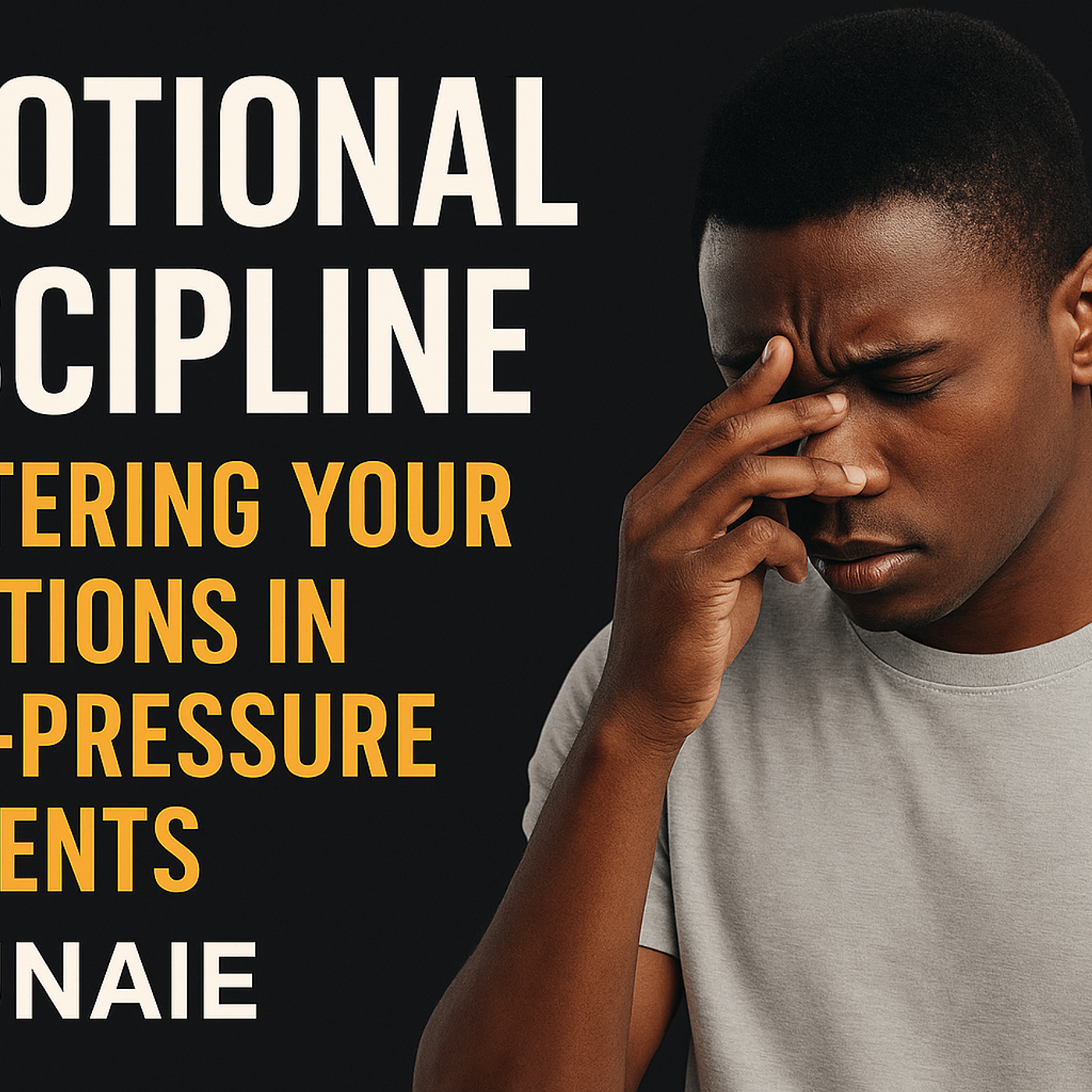 Stop Reacting: The Emotional Discipline Every Man Needs