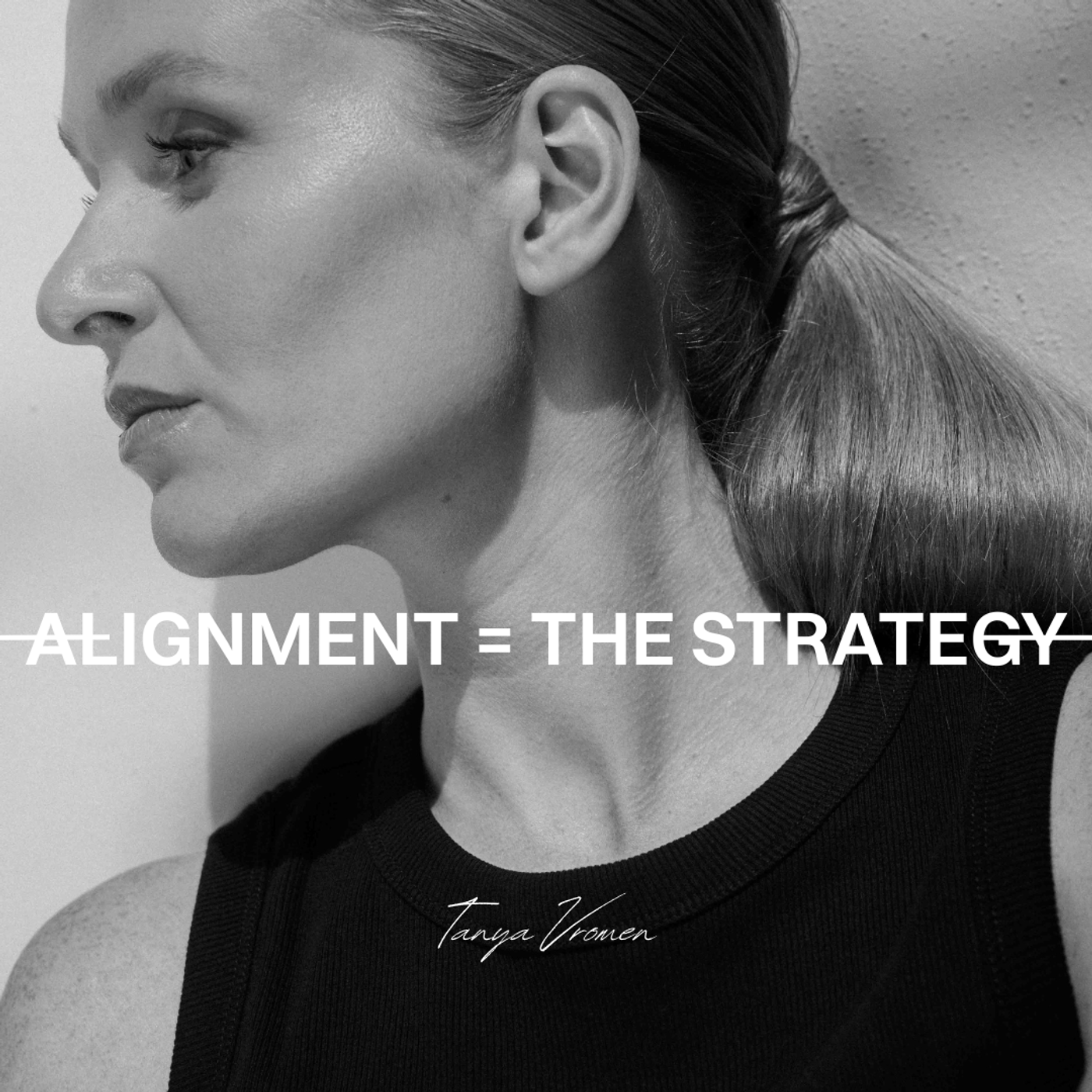 Alignment = the strategy - Tanya Vromen cover art