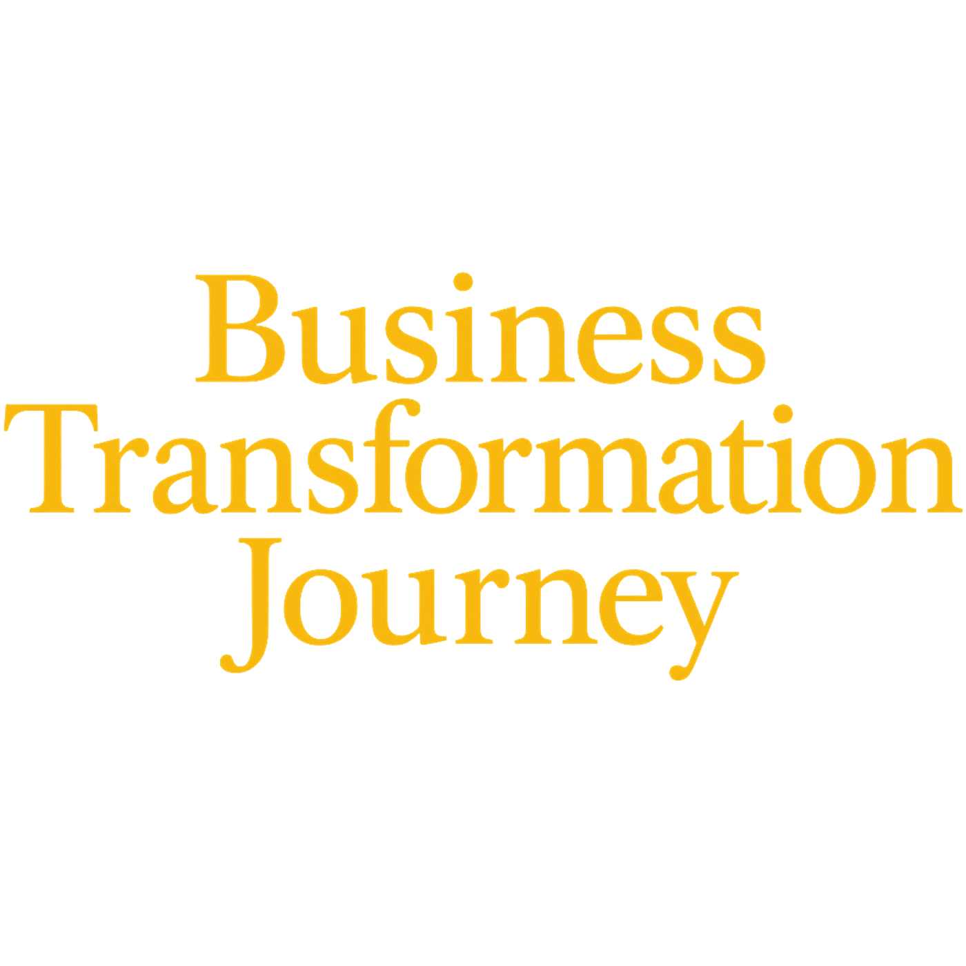 Business Transformation Journey podcast artwork