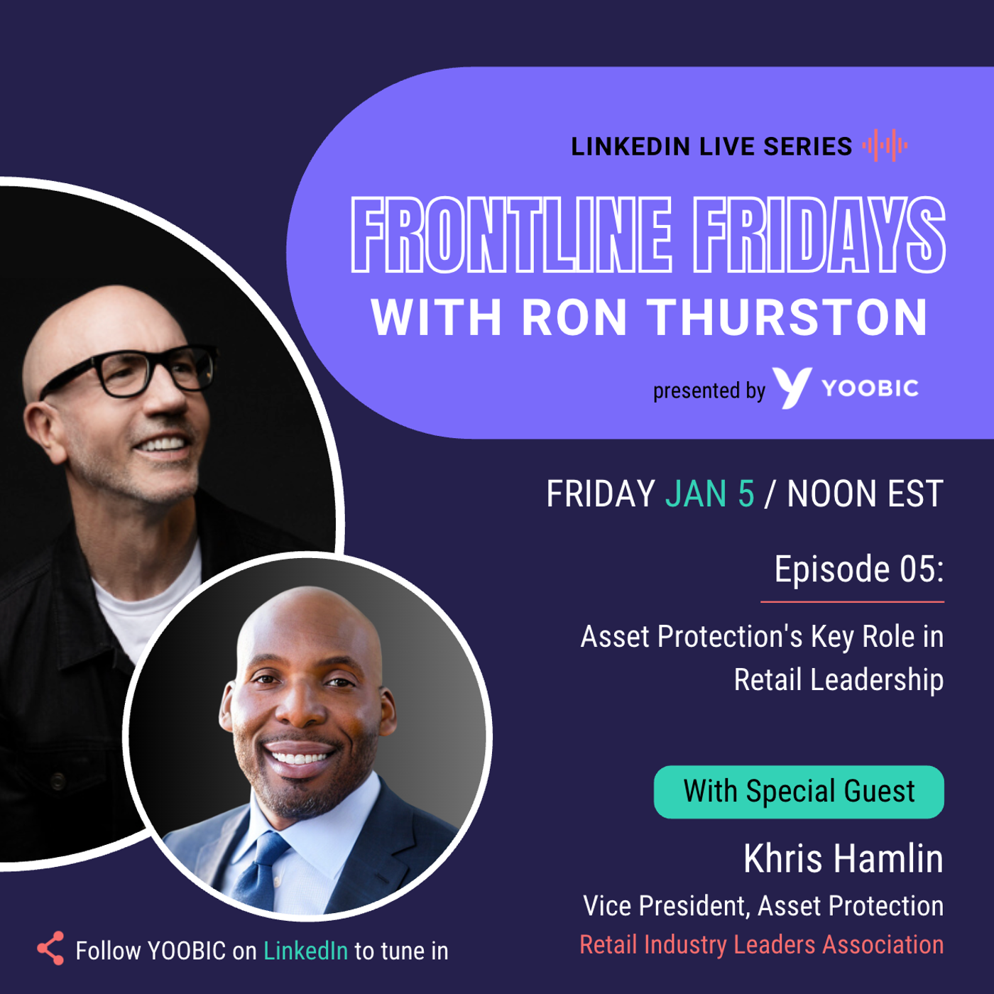 FRONTLINE FRIDAYS with Ron Thurston