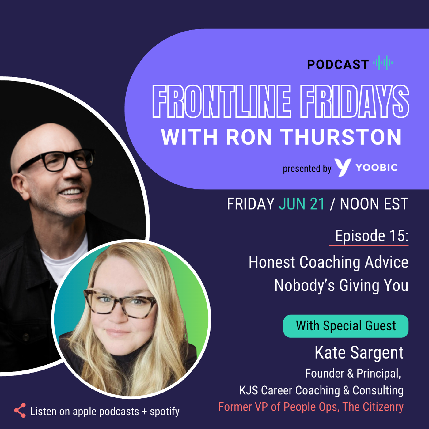 FRONTLINE FRIDAYS with Ron Thurston