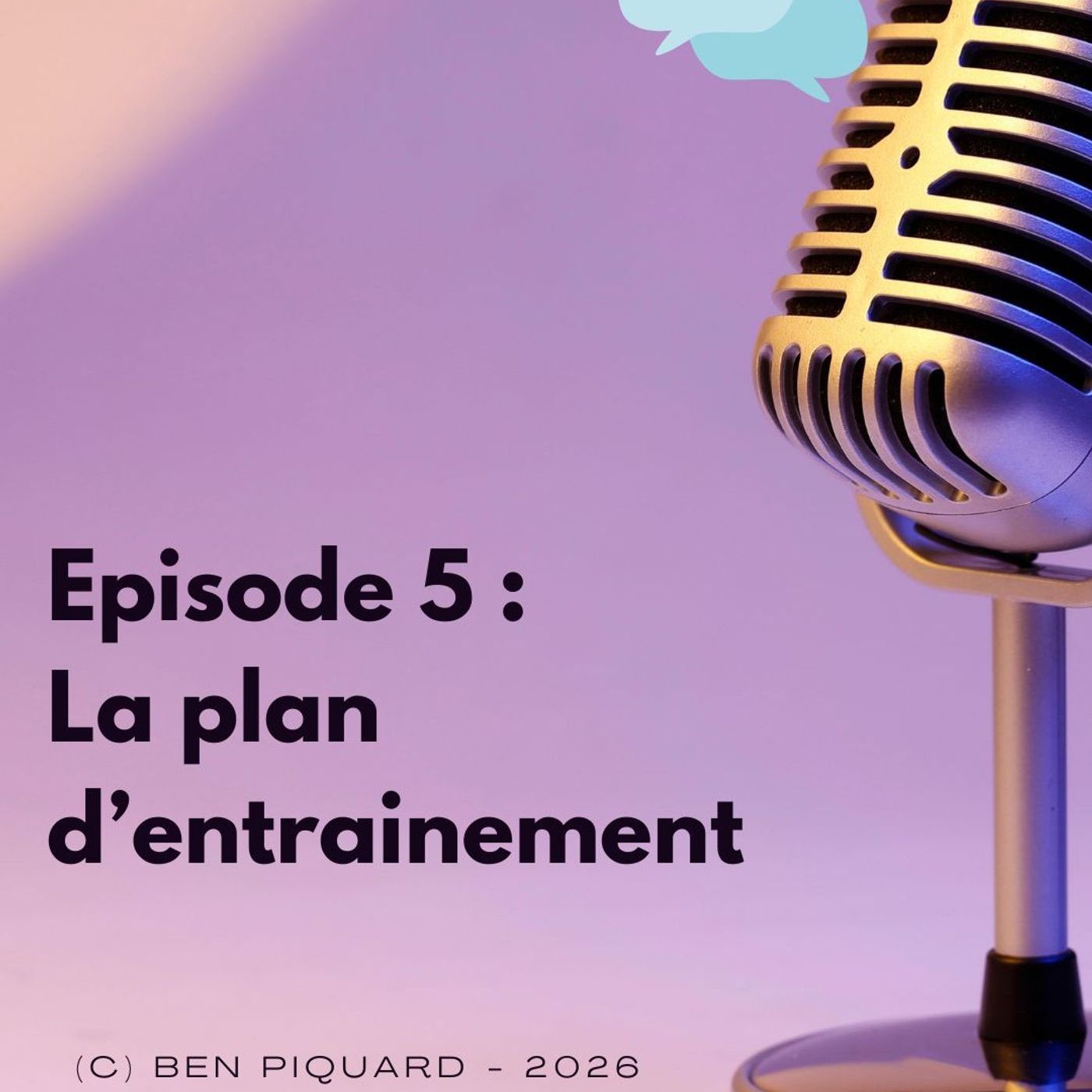 Le plan d'entrainement