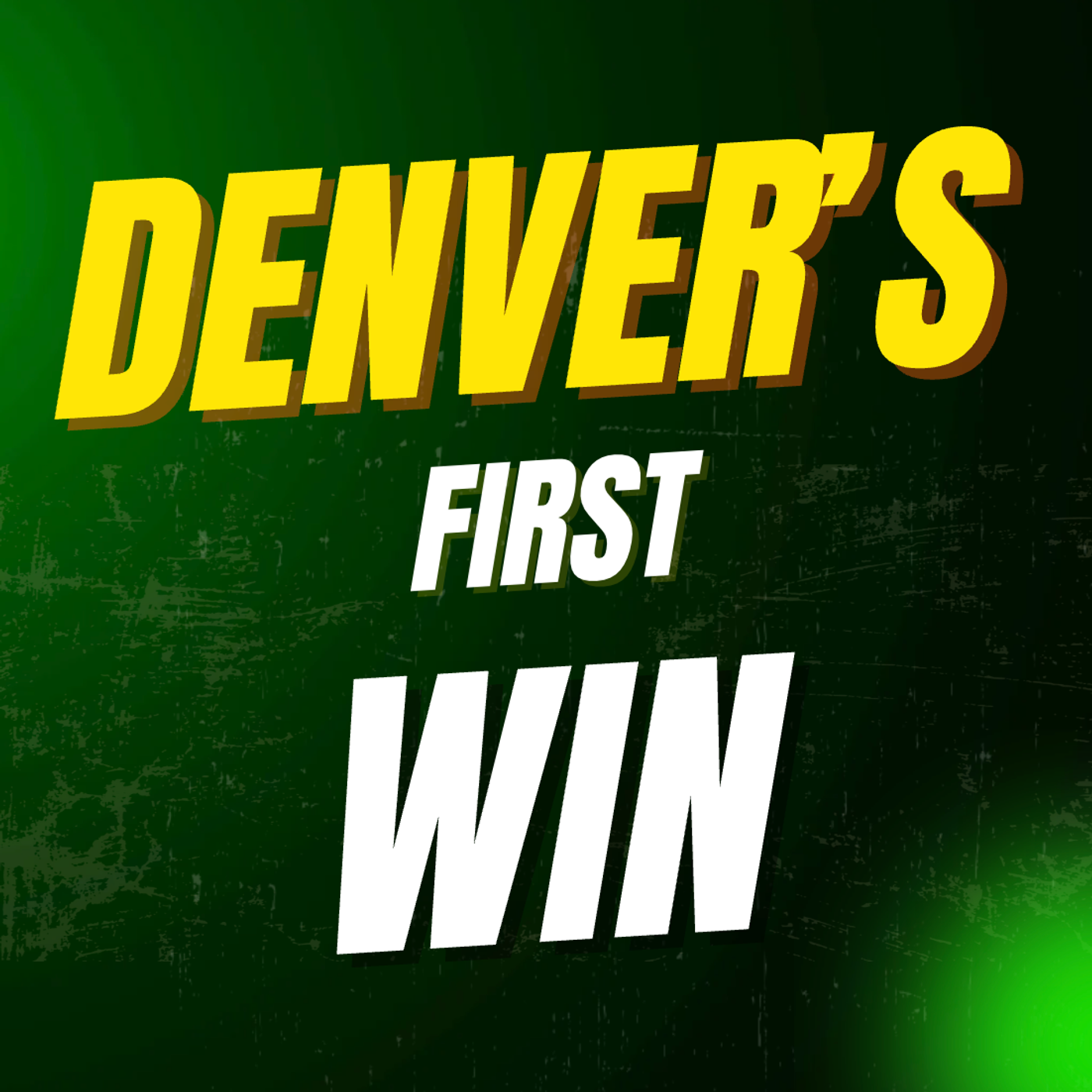 Kössler Makes History. Denver Gets Its First Win. Kössler Makes History. Denver Gets Its First Win.