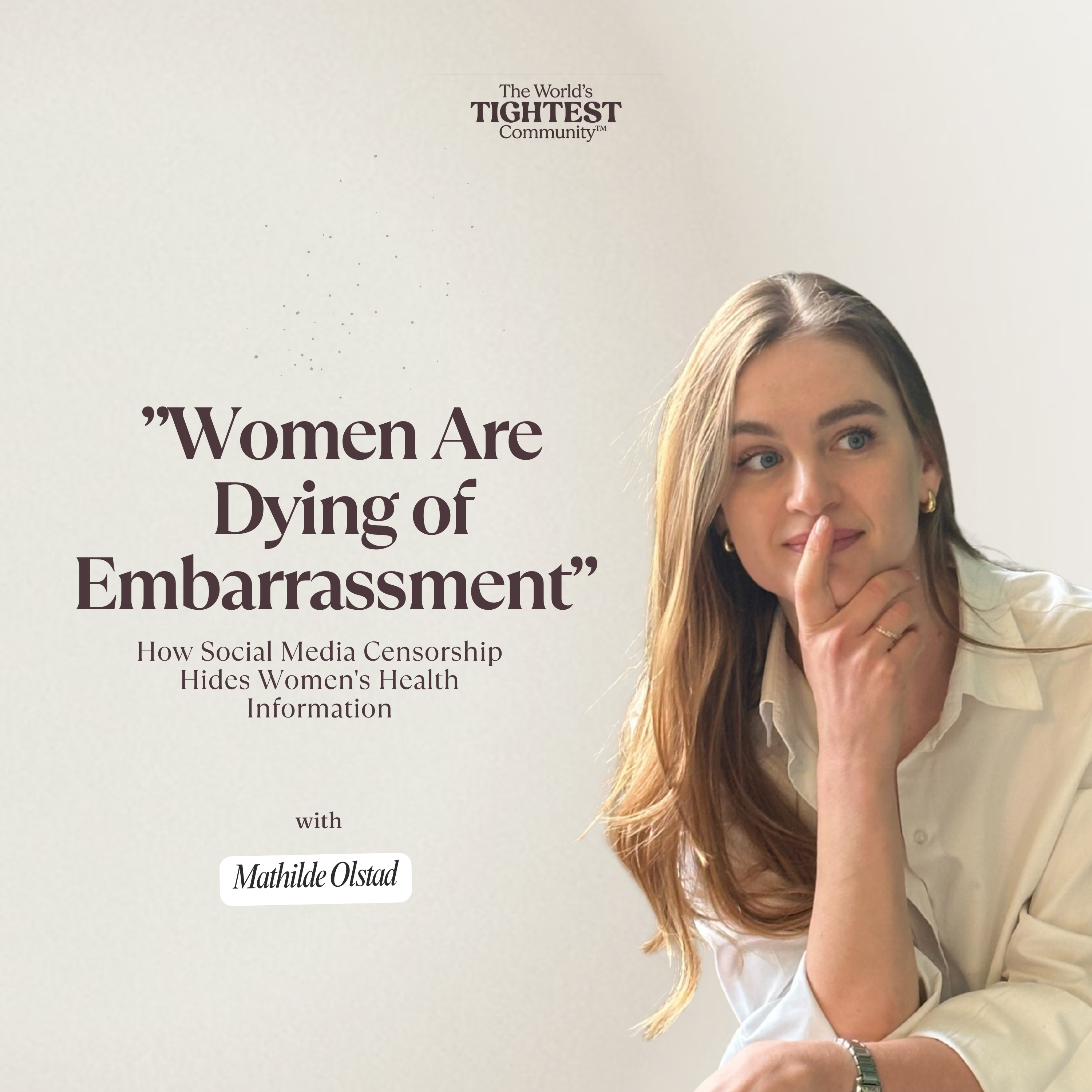 Solo: ”Women Are Dying of Embarrassment” How Social Media Censorship Hides Womens Health Information