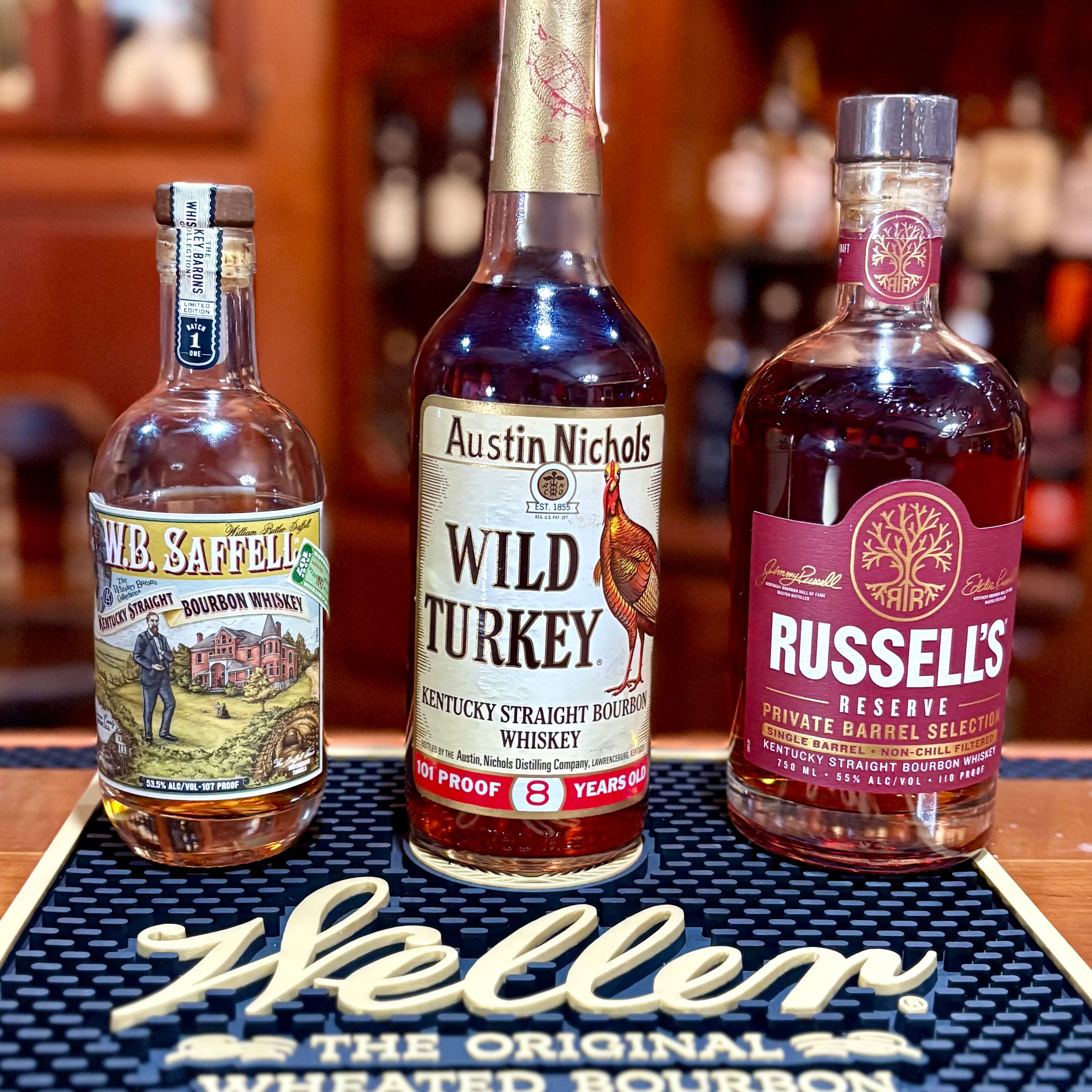 WB Saffell, Wild Turkey Dusty,  Russel Reserve Barrel Pick, and Winter Storm Update; Ep. 19