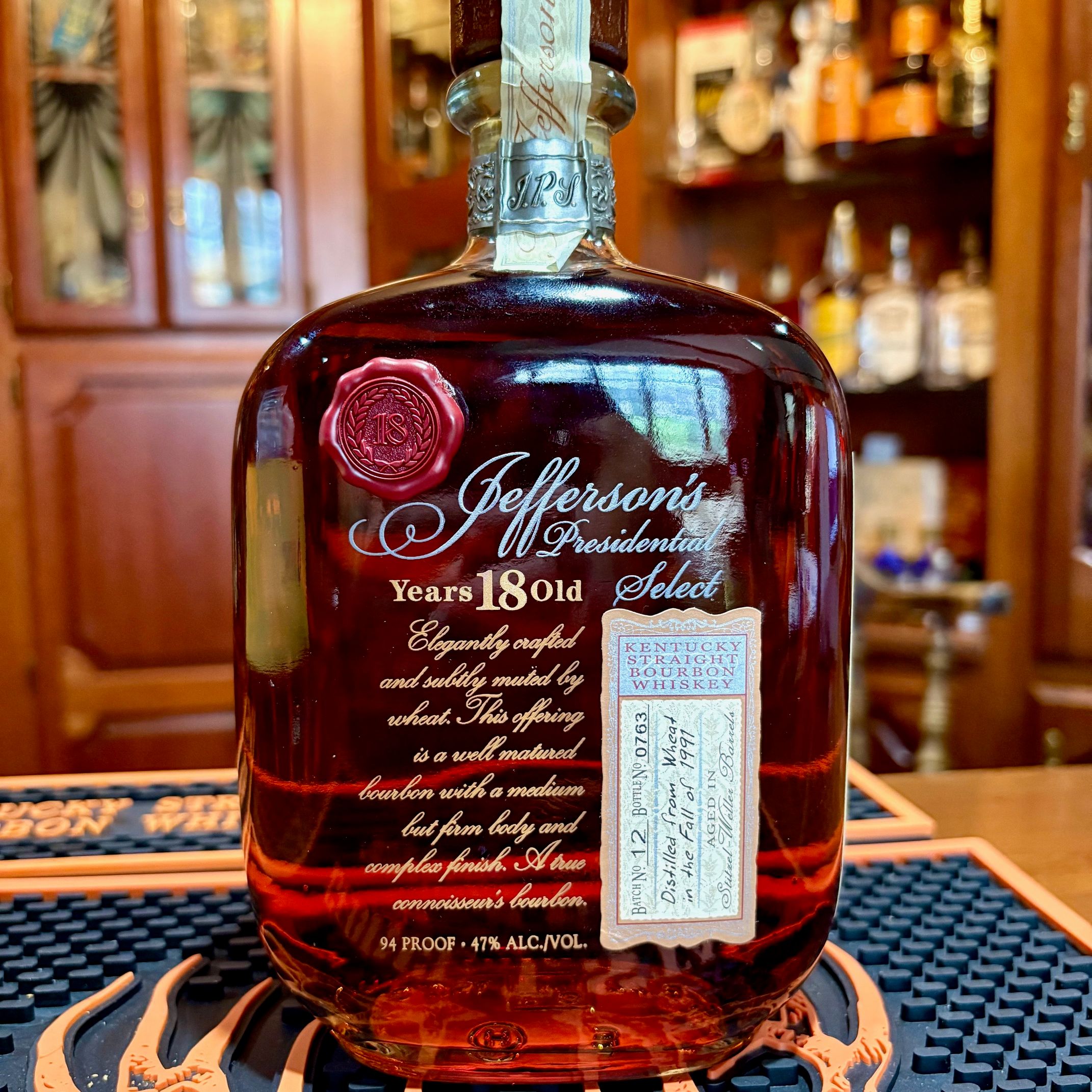 Jefferson's Presidential 18 Year (Stitzel-Weller) and Carnival Cruise Review (SFTB too); Ep. 42