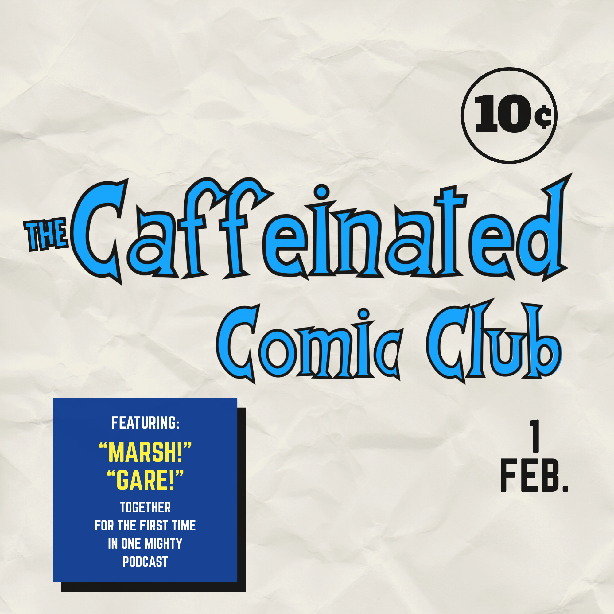 The Caffeinated Comic Club cover art