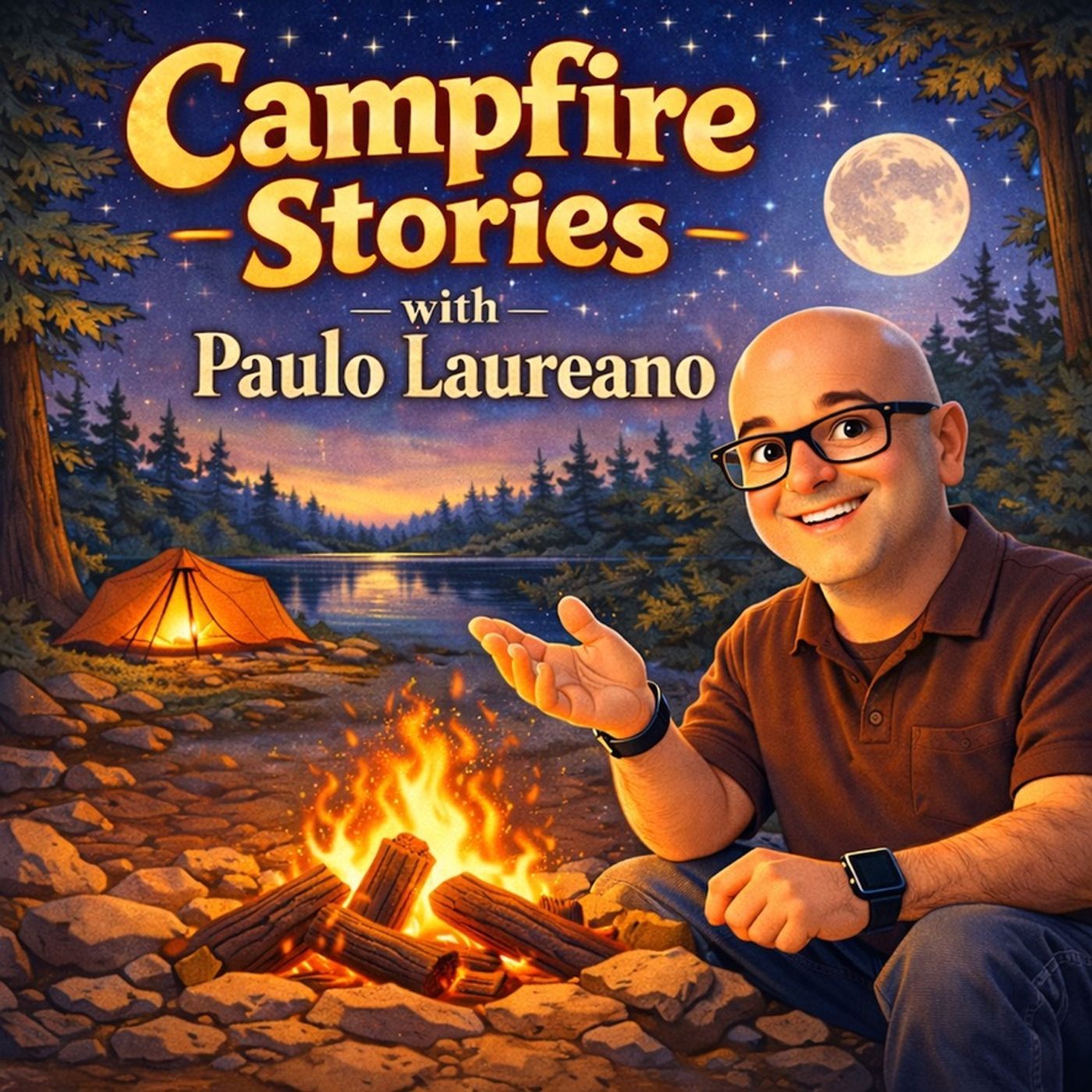 Campfire stories video with Paulo Laureano cover art