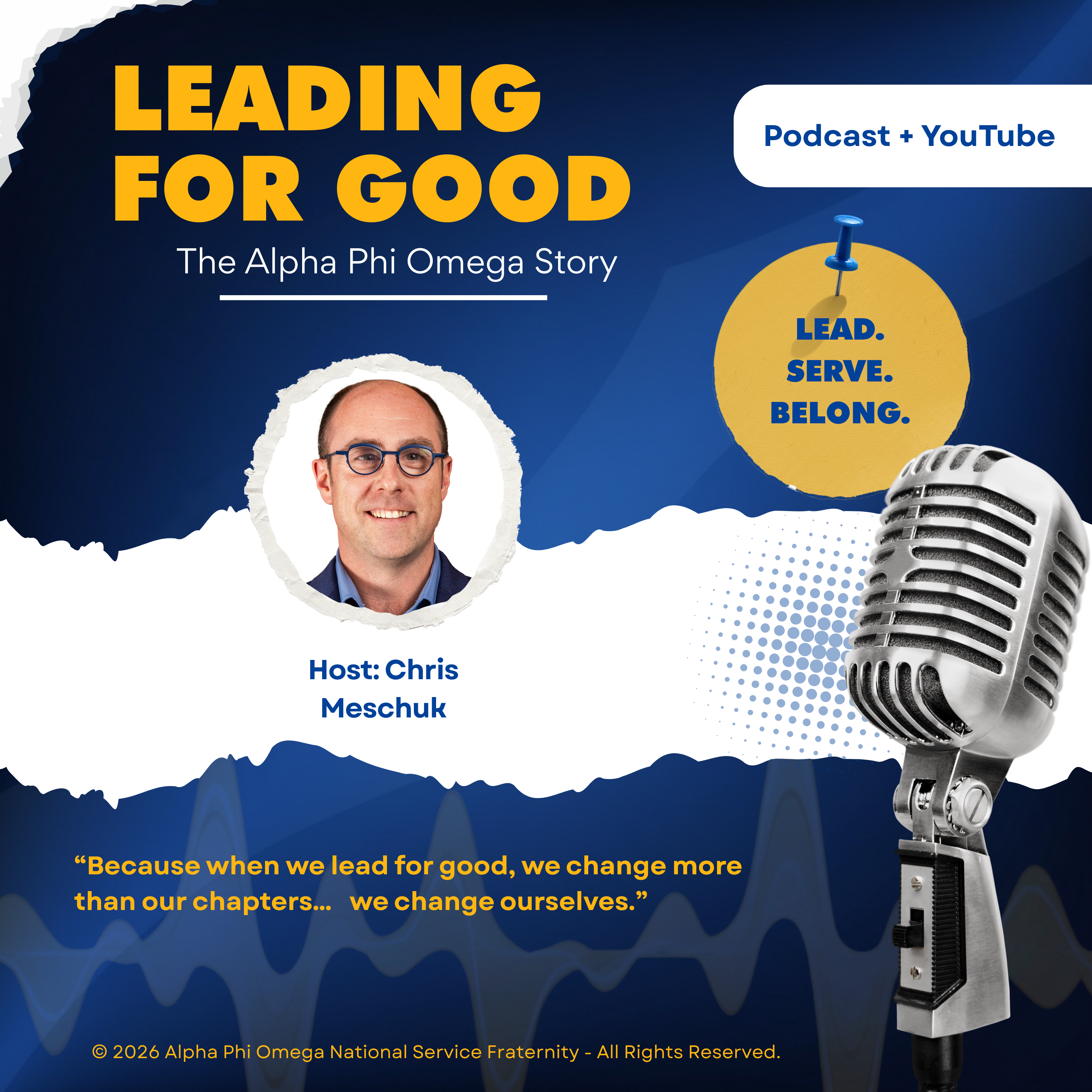 Leading for Good: The Alpha Phi Omega Story cover art