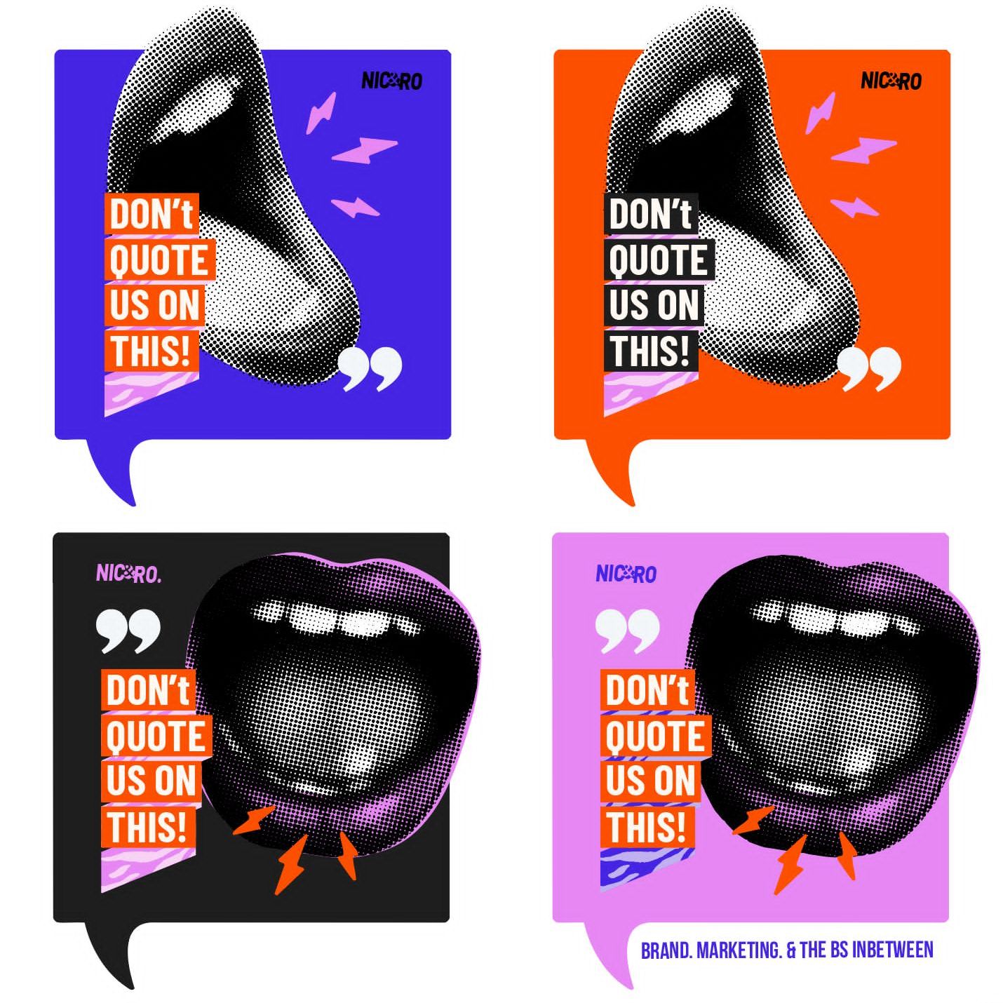 Don't quote us on this: brand, marketing and the BS in between cover art