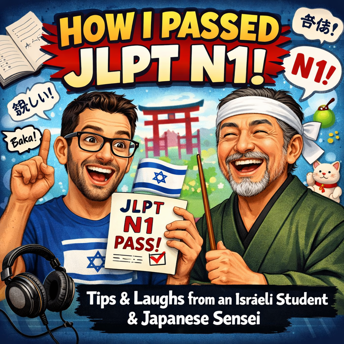 Japanese teacher Shishoh & his students 日语老师示承和他的学生们