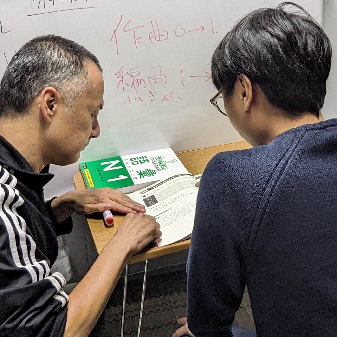 Japanese teacher Shishoh & his students 日语老师示承和他的学生们