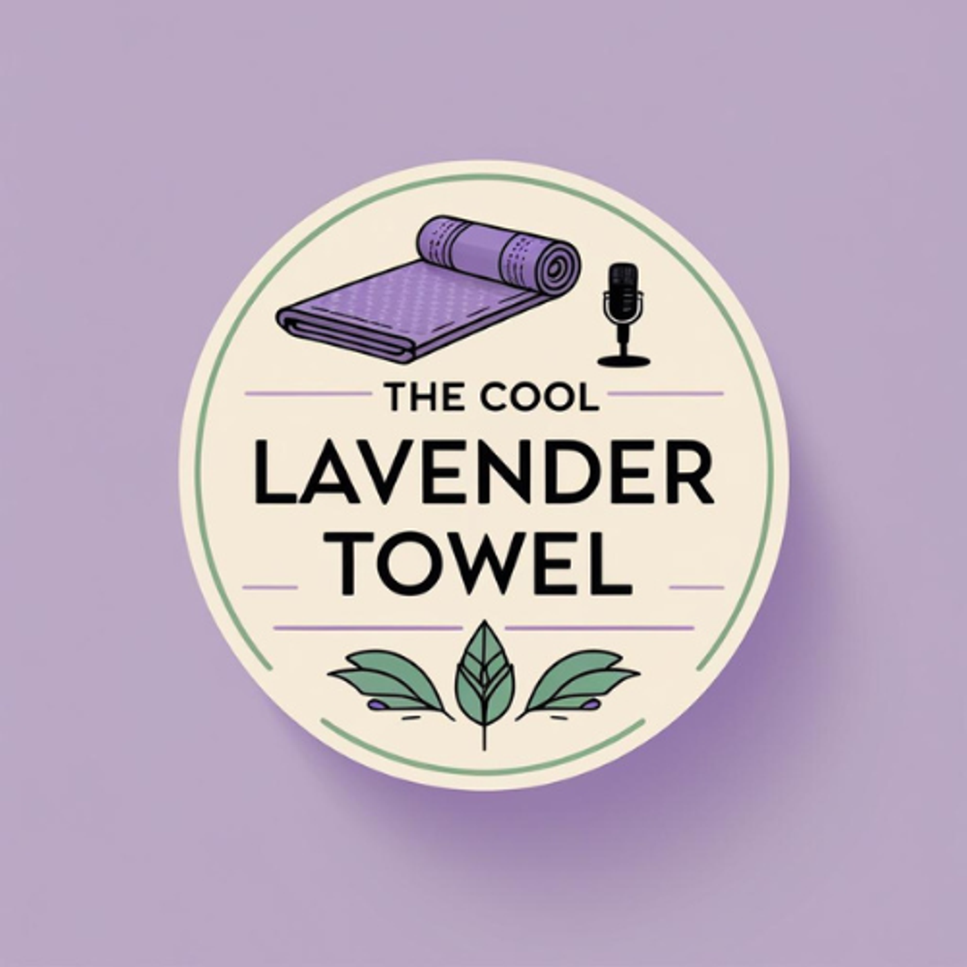 The Cool Lavender Towel cover art