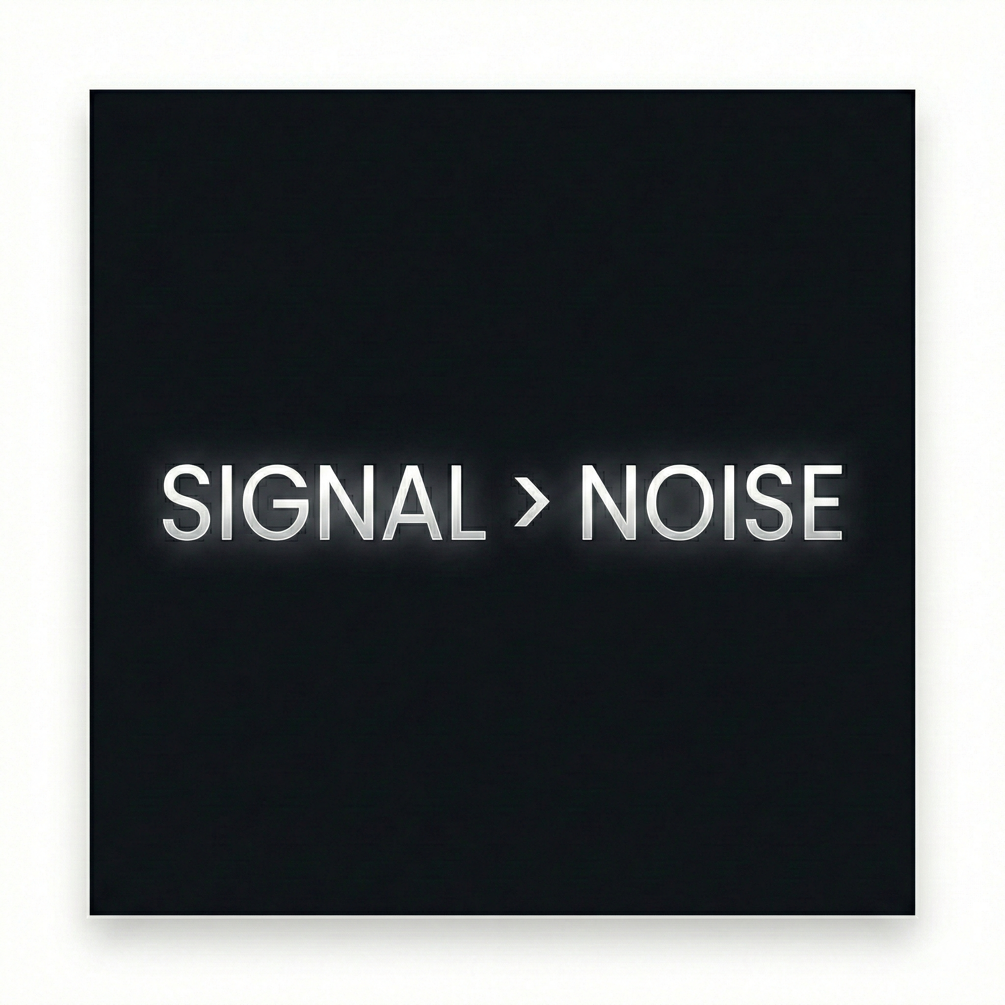 Signal Over Noise cover art