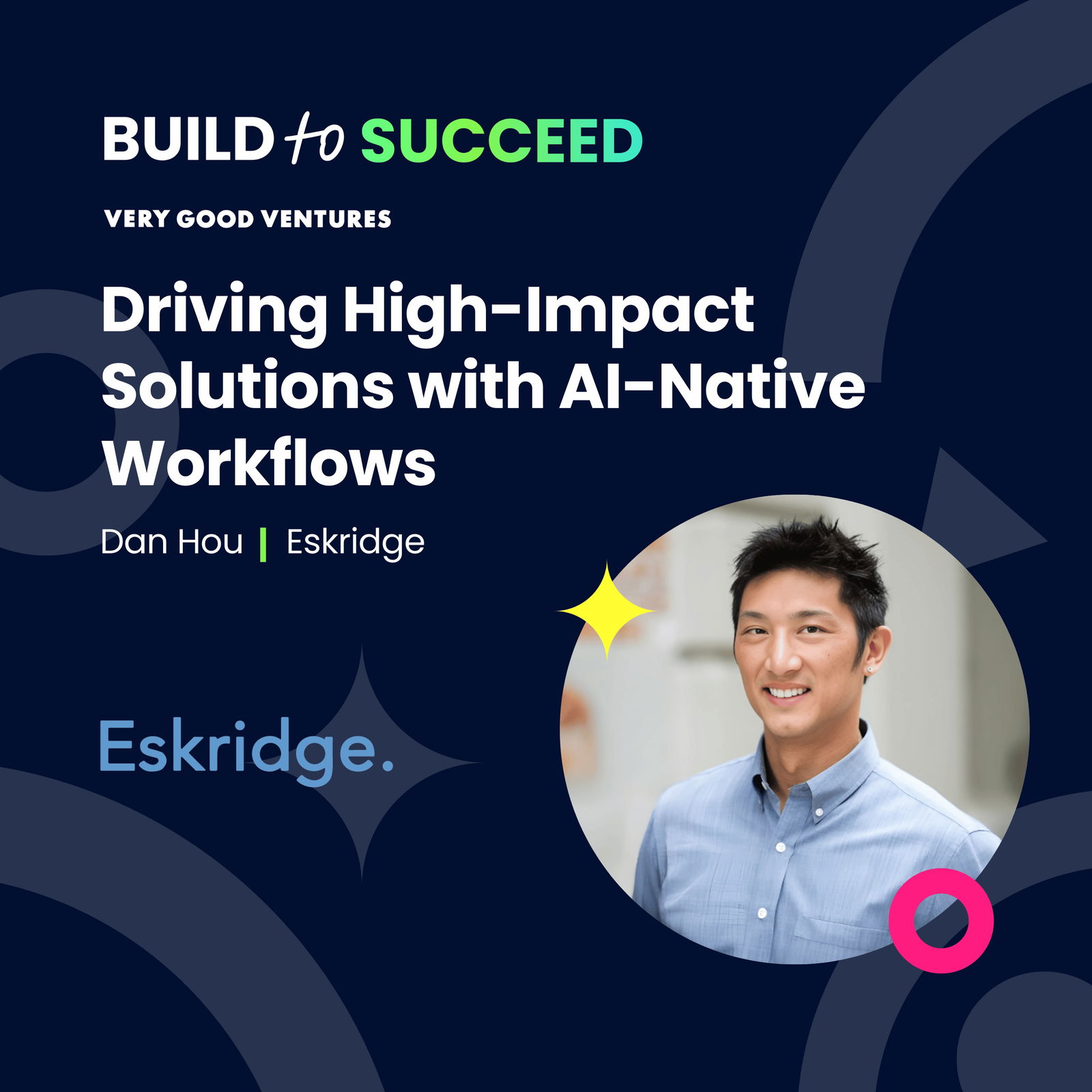 Dan Hou, Eskridge — Driving High-Impact Solutions With AI-Native Workflows