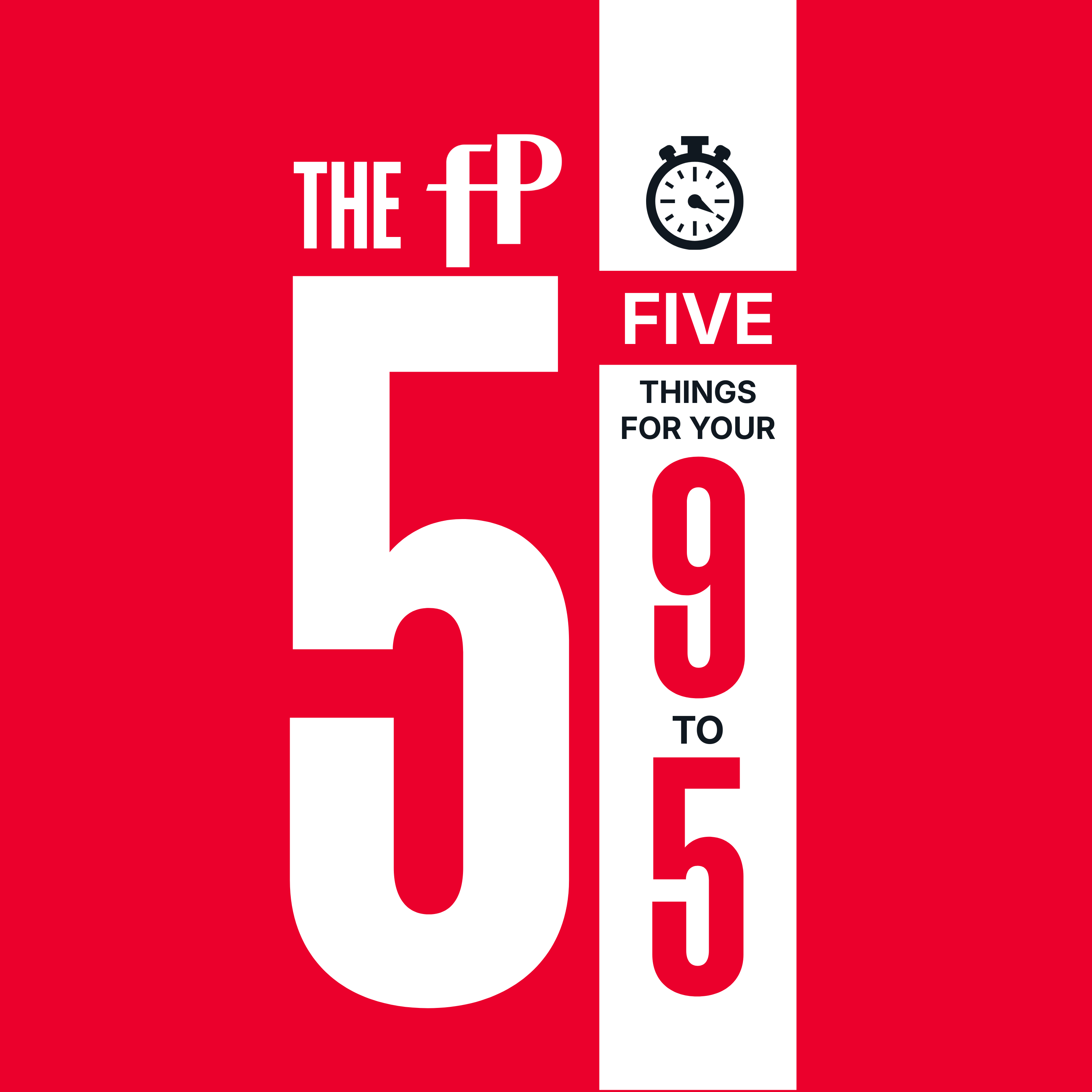 The FP 5: Five Things for Your 9-to-5
